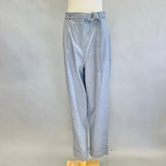 J Crew gray wool high rise cuffed trouser Size - Picture 1 of 13